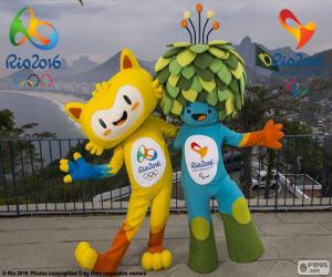 yapboz Rio 2016 Olimpiyat maskotlar